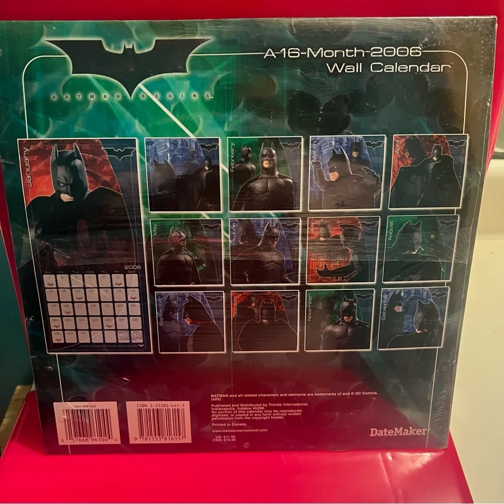 Batman 16-Month Wall Calendar 2006